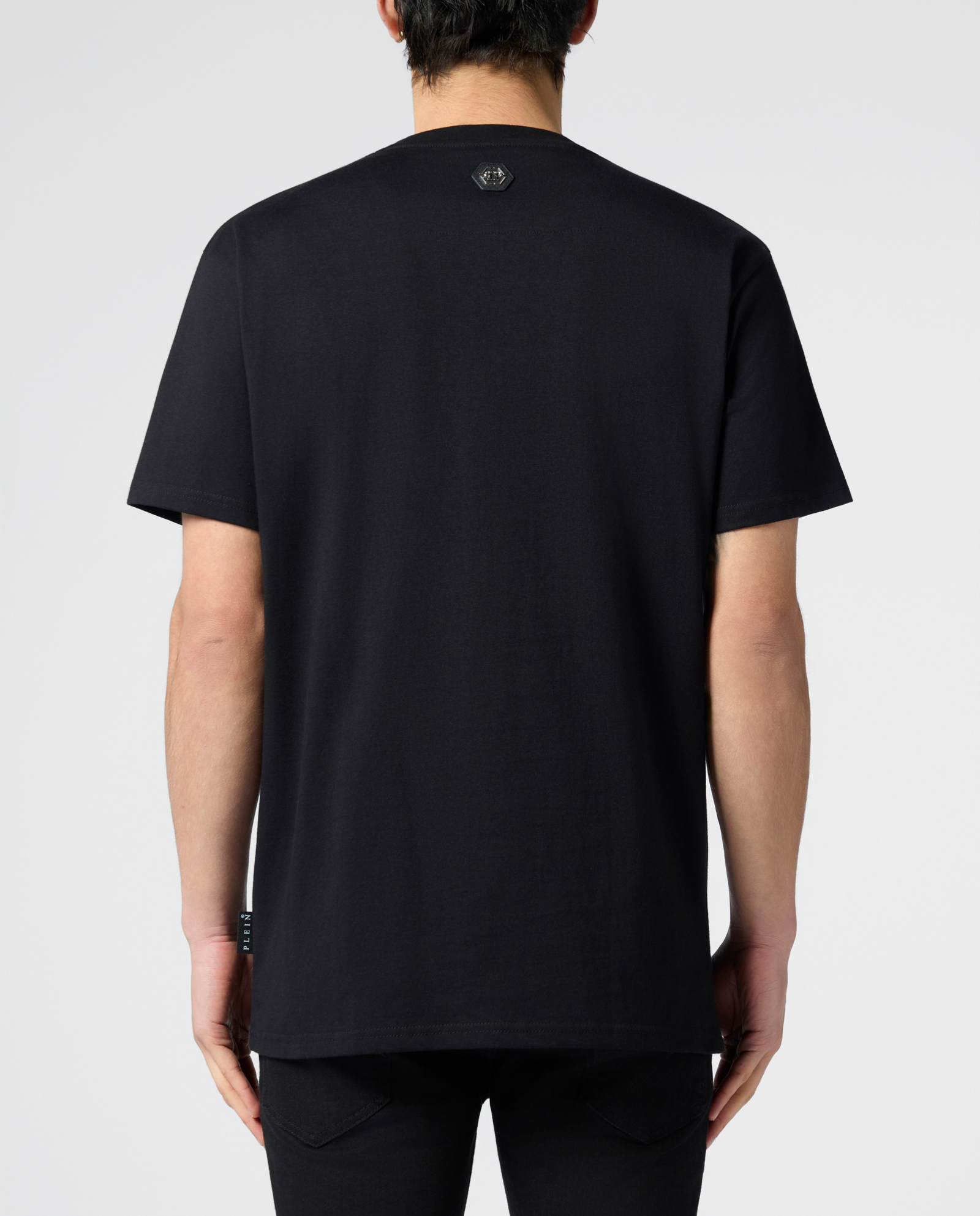 Czarny t-shirt z motywem czaszki - Image #2