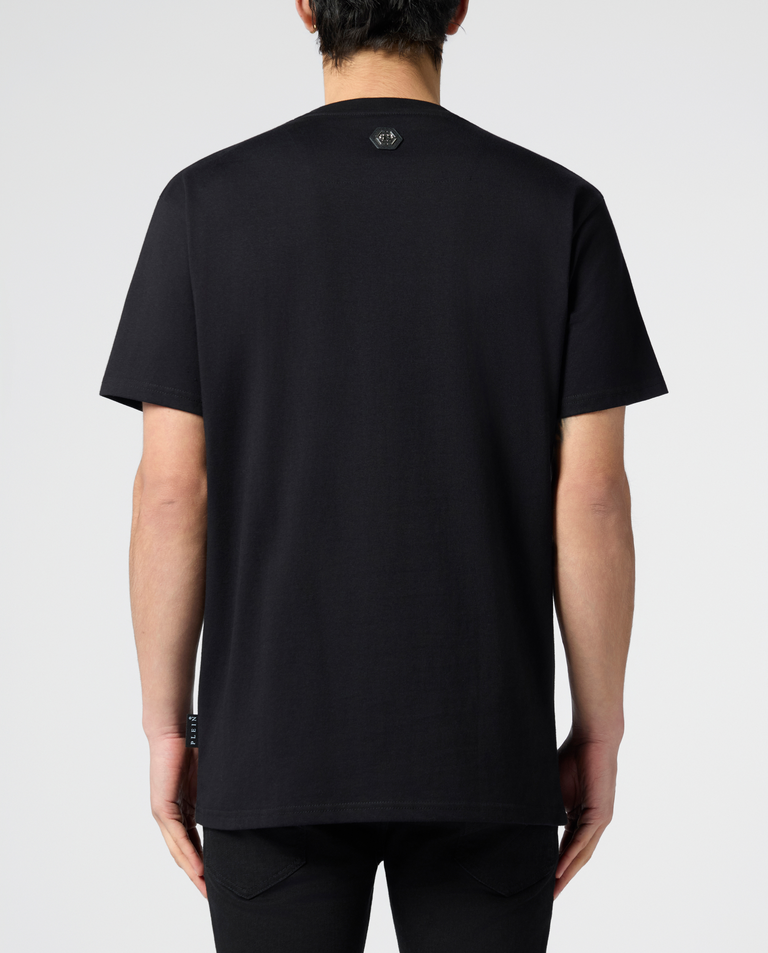Czarny t-shirt z motywem czaszki - Image #2