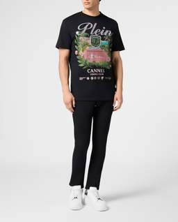 Czarny t-shirt Cannes Tennis Club - Image #3