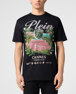 Czarny t-shirt Cannes Tennis Club - Image #1