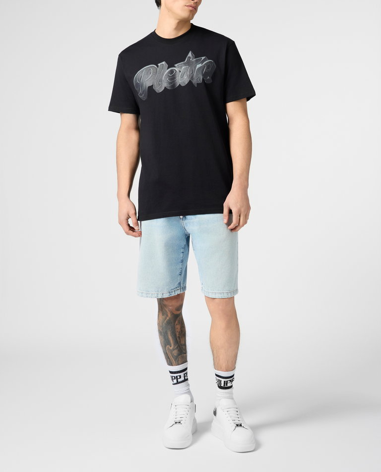 Czarny t-shirt Gummy Plein - Image #3