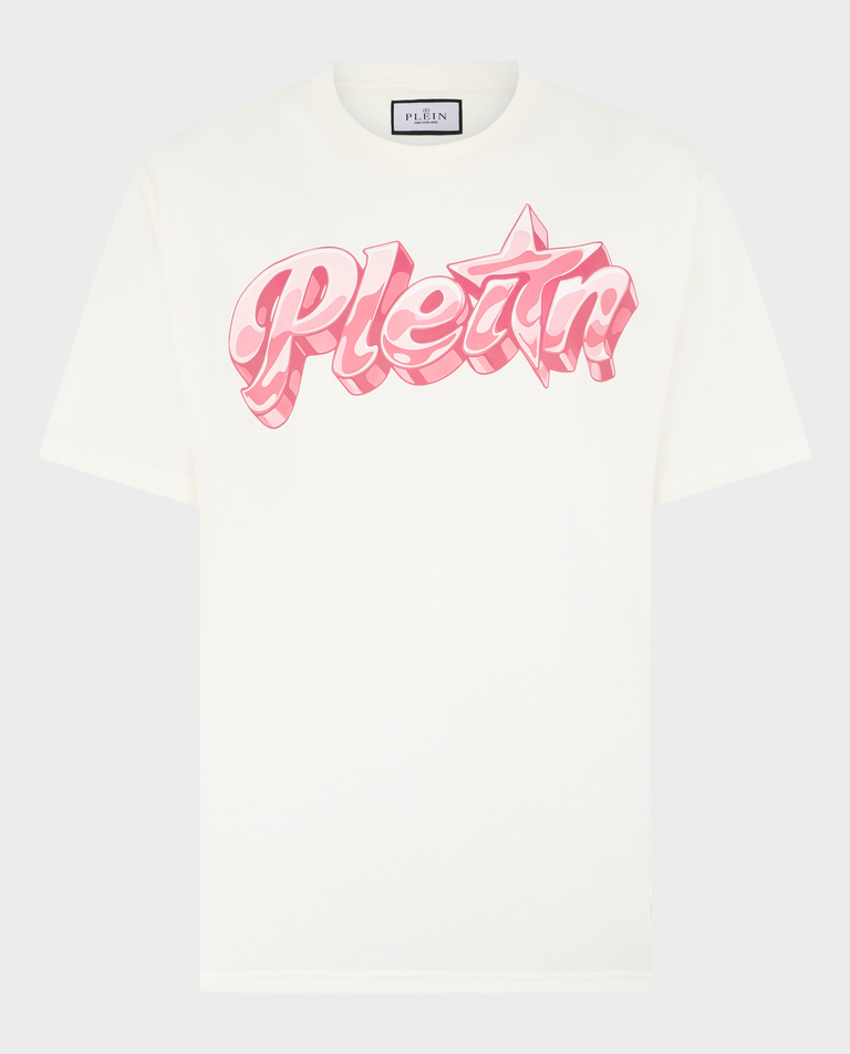 Biały t-shirt Gummy Plein