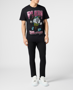 Czarny t-shirt Tennis Ice Cream - Image #3