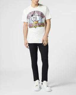 Biały t-shirt Ice Cream Monsters - Image #3