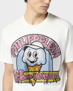 Biały t-shirt Ice Cream Monsters - Image #4