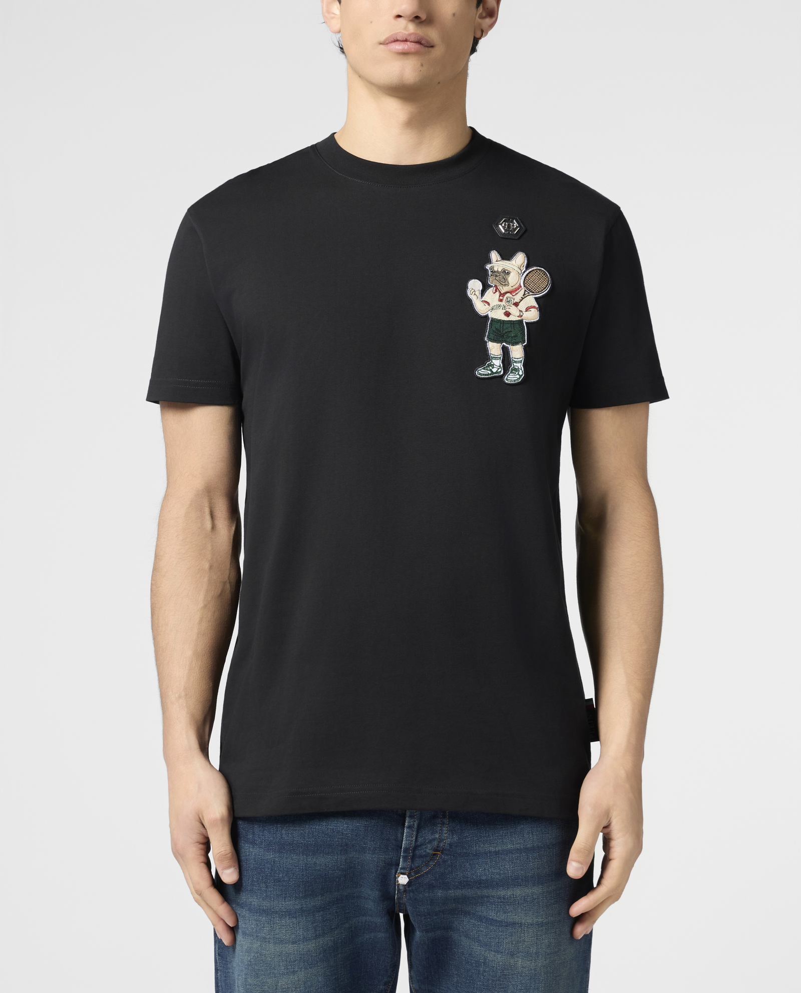 Czarny t-shirt New York Tennis Patch - Image #1