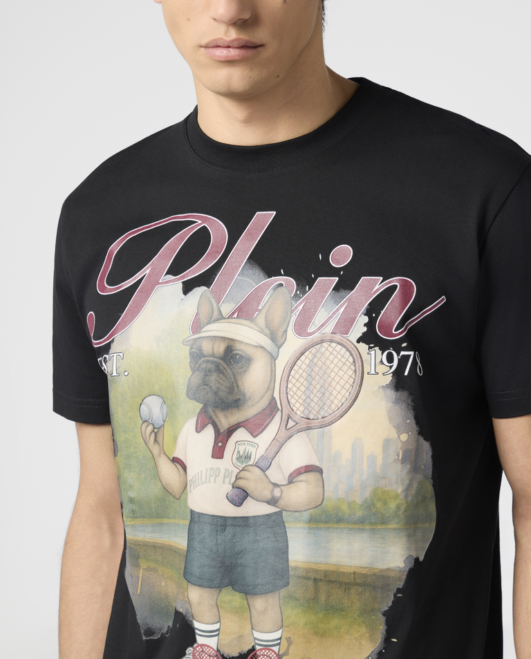Czarny t-shirt New York Tennis - Image #4