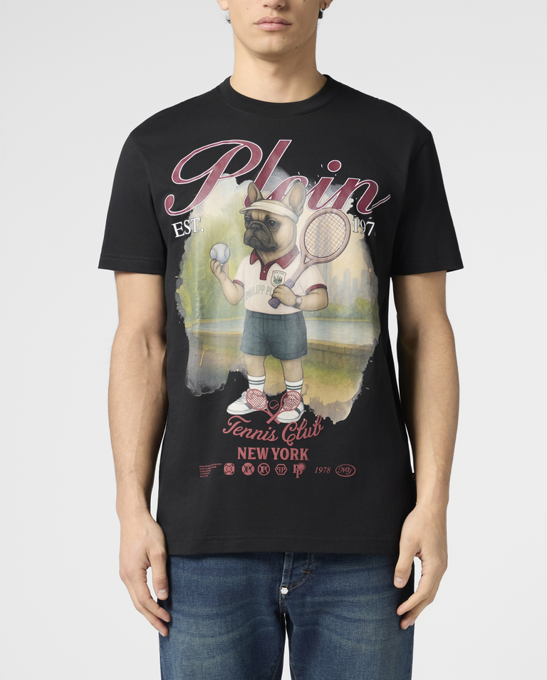 Czarny t-shirt New York Tennis
