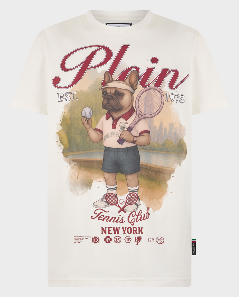 Biały t-shirt New York Tennis