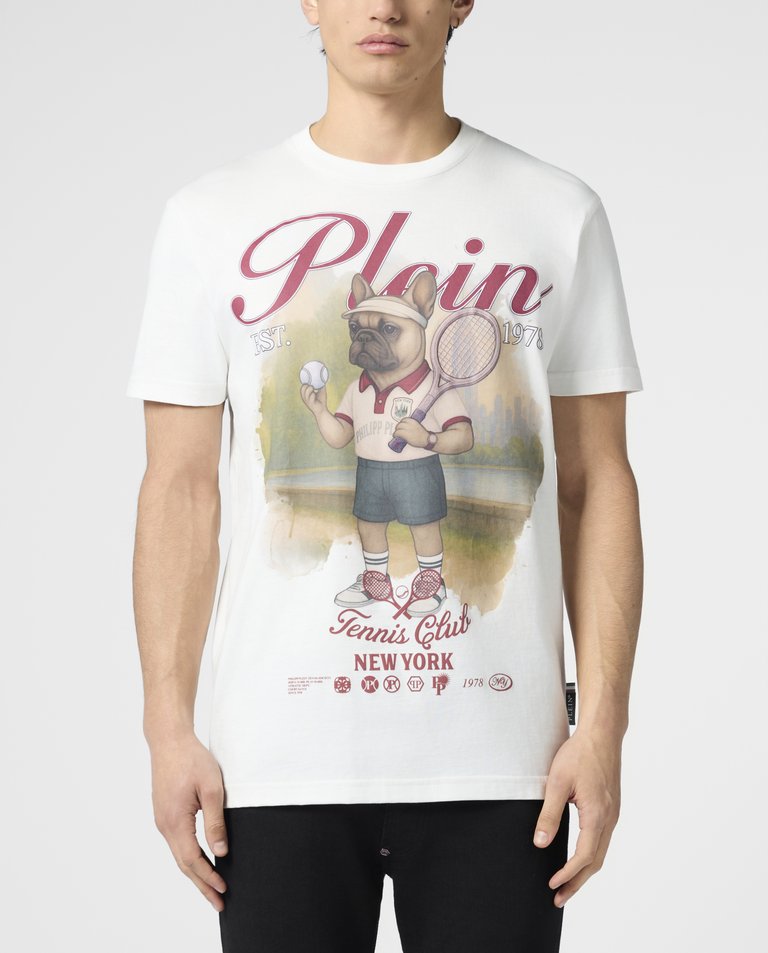 Biały t-shirt New York Tennis