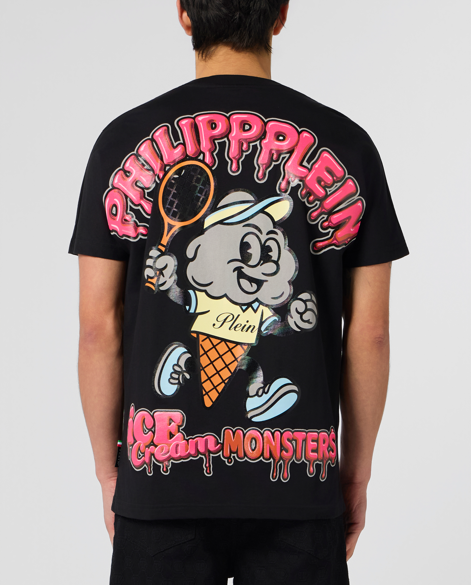 Czarny t-shirt z logo Gelato Monsters - Image #2