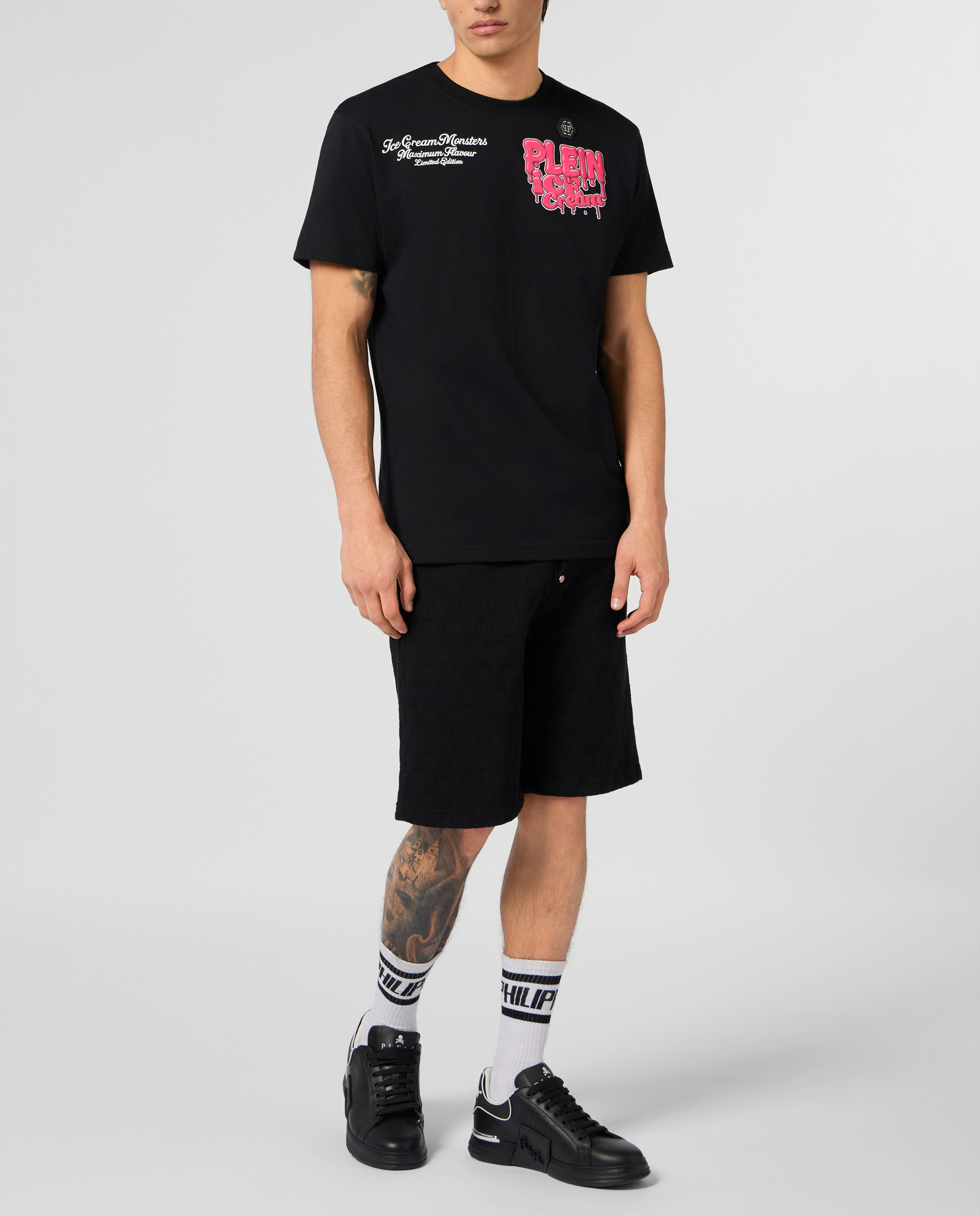 Czarny t-shirt z logo Gelato Monsters - Image #3