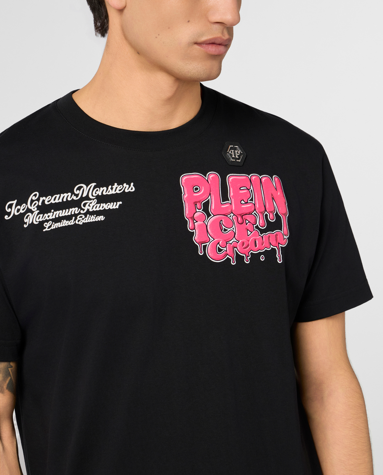 Czarny t-shirt z logo Gelato Monsters - Image #4
