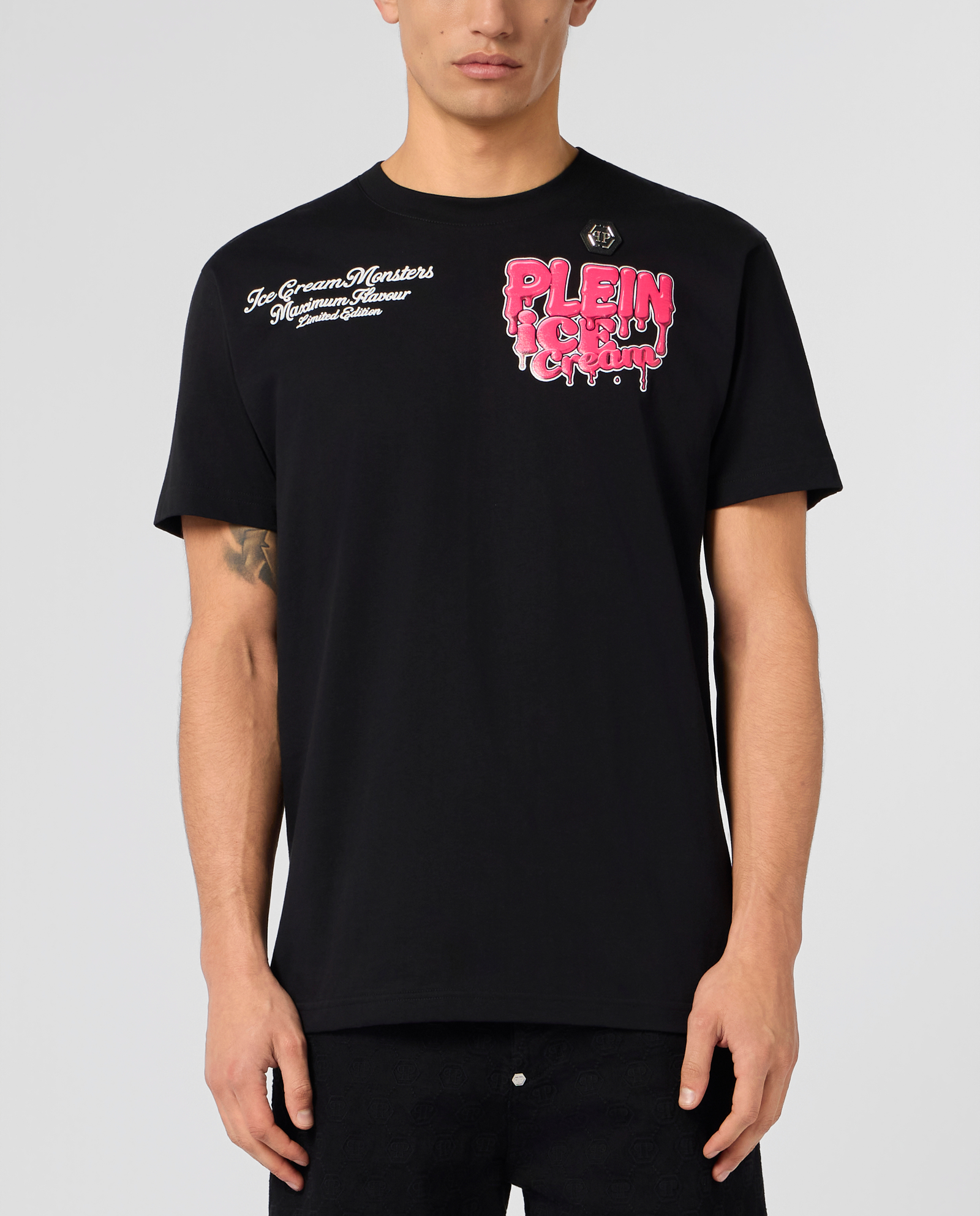 Czarny t-shirt z logo Gelato Monsters - Image #1