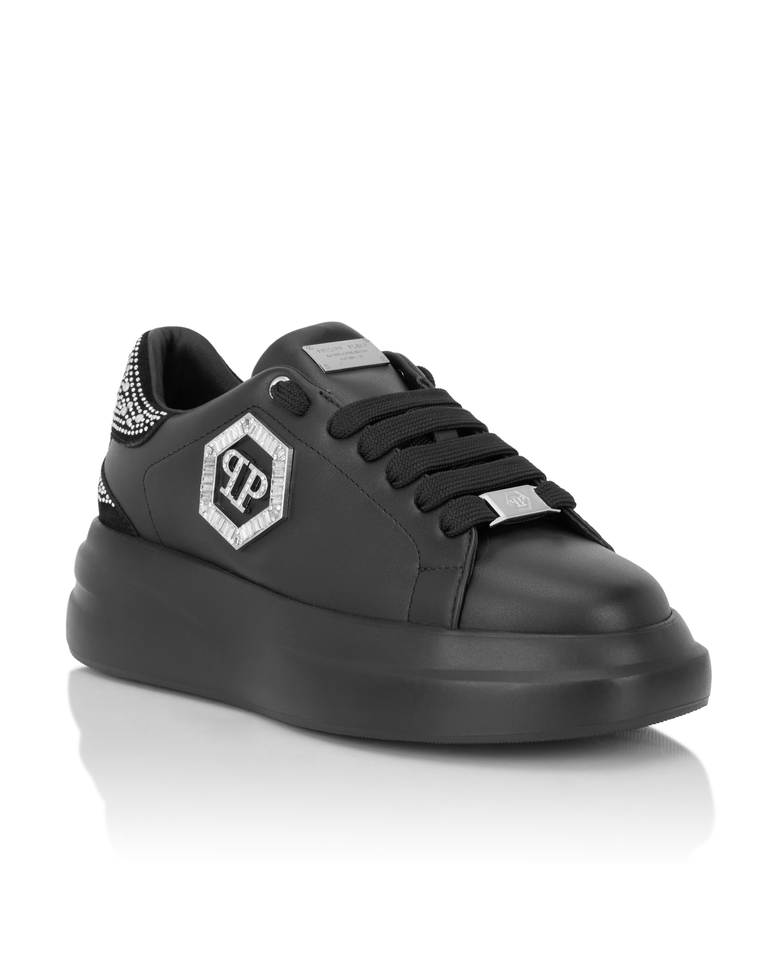 Czarne sneakersy Megastar Strass