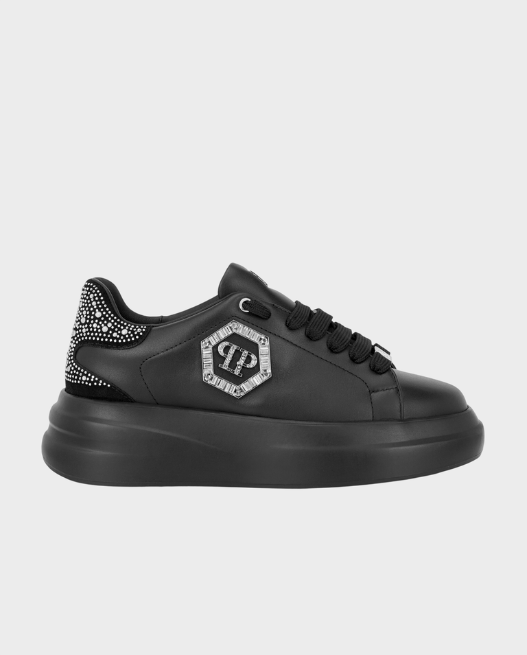 Czarne sneakersy Megastar Strass