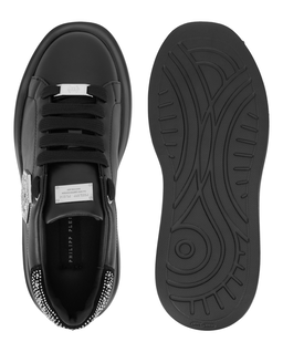 Czarne sneakersy Megastar Strass - Image #5