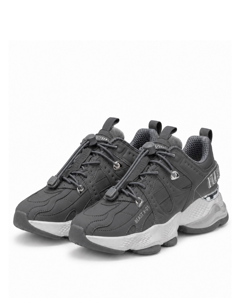 Szare sneakersy Beast X-01 - Image #2