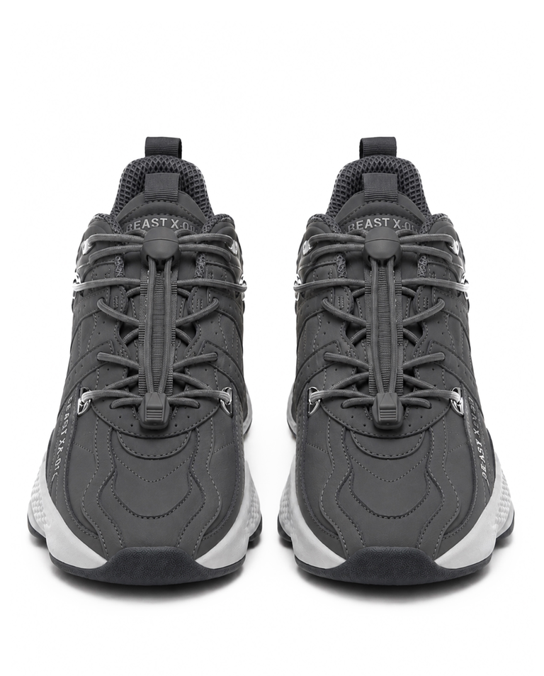 Szare sneakersy Beast X-01 - Image #3