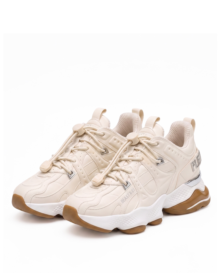 Kremowe sneakersy Beast X-01 - Image #2