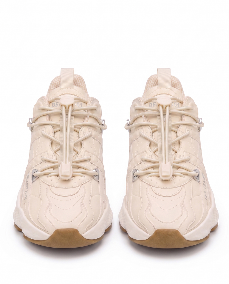 Kremowe sneakersy Beast X-01 - Image #3