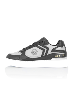 Szare sneakersy Pit-$top - Image #3