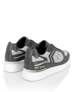 Szare sneakersy Pit-$top - Image #4