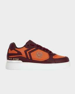 Bordowe sneakersy Pit-$top - Image #0