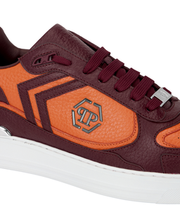 Bordowe sneakersy Pit-$top - Image #7
