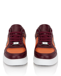Bordowe sneakersy Pit-$top - Image #5