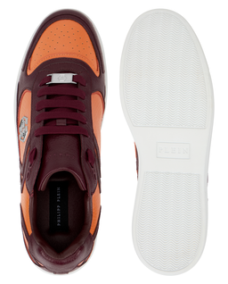 Bordowe sneakersy Pit-$top - Image #6