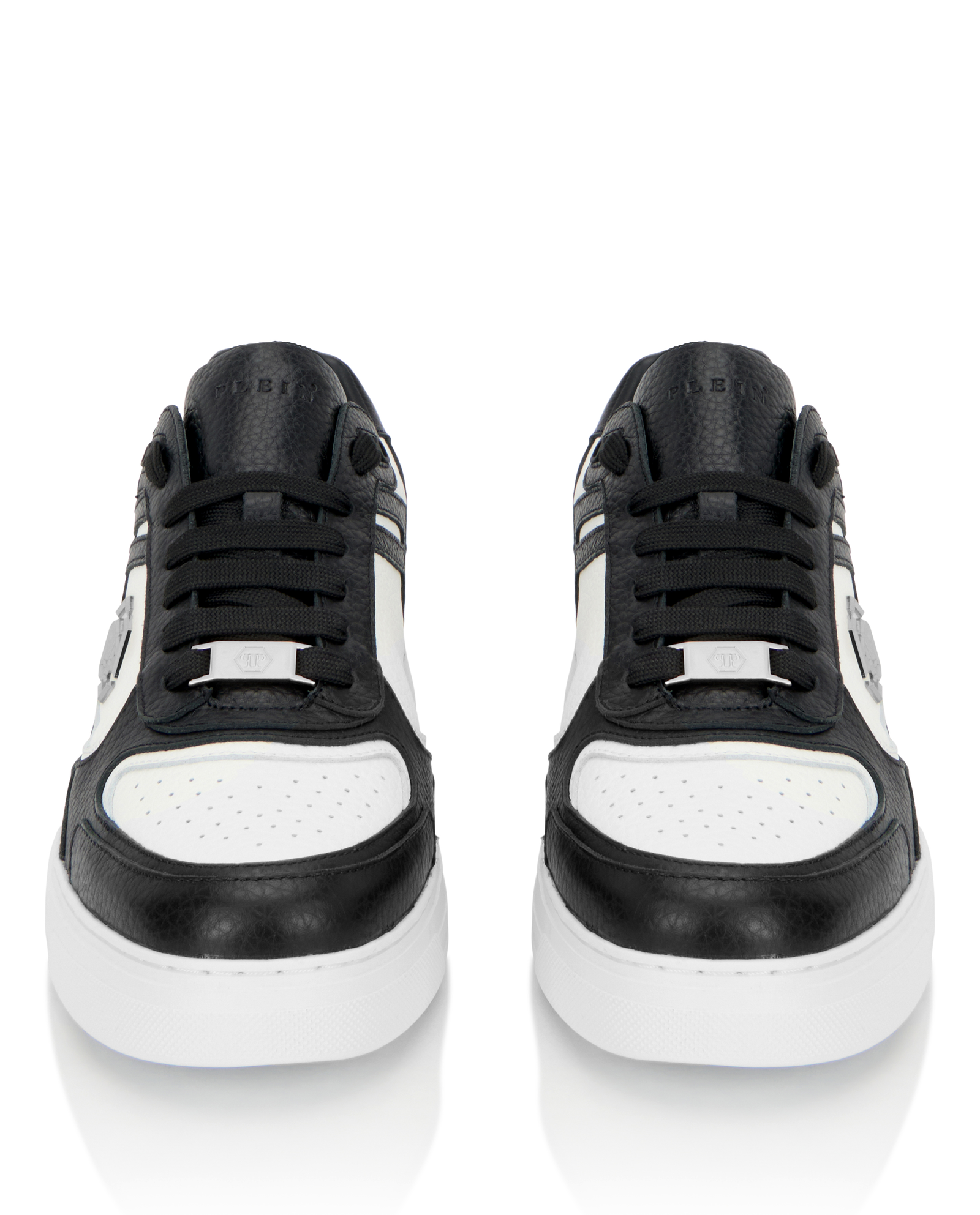 Biało-czarne sneakersy Pit-$top - Image #5