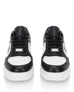 Biało-czarne sneakersy Pit-$top - Image #5