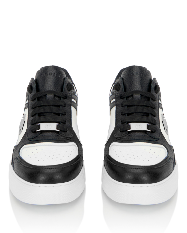Biało-czarne sneakersy Pit-$top - Image #5