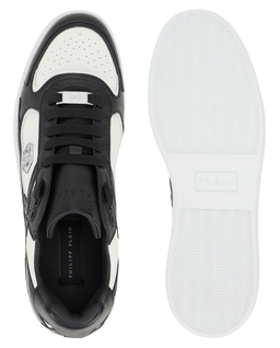 Biało-czarne sneakersy Pit-$top - Image #6