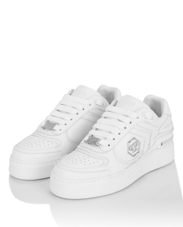 Białe sneakersy Pit-$top - Image #2