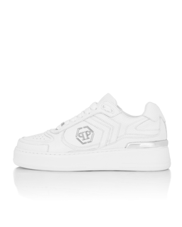 Białe sneakersy Pit-$top - Image #3