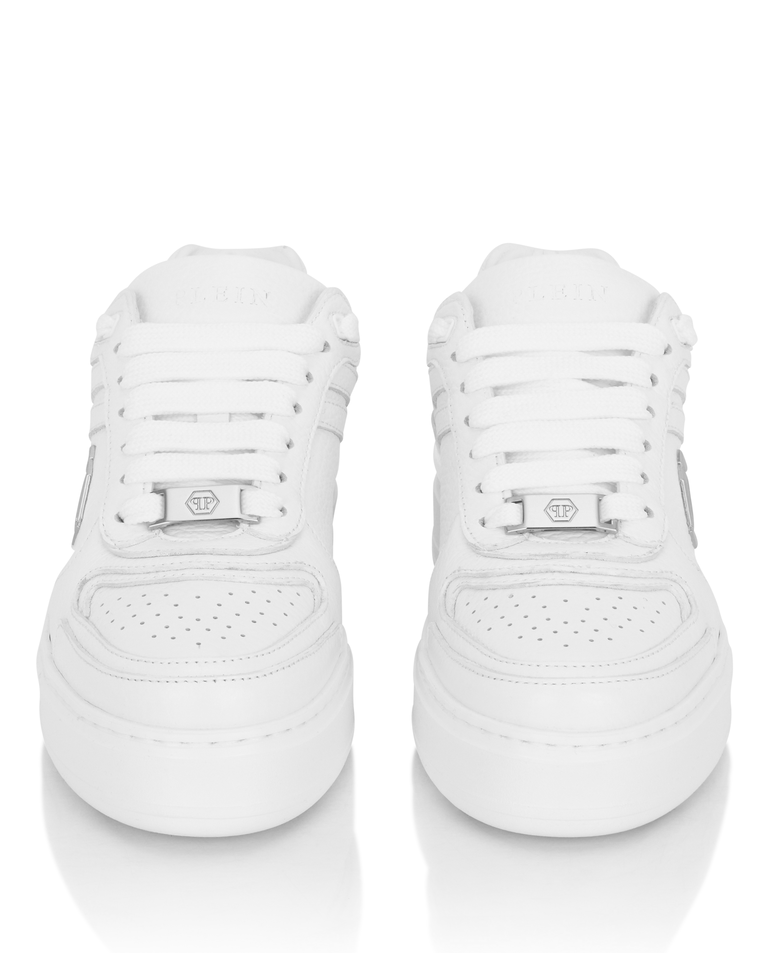Białe sneakersy Pit-$top - Image #5