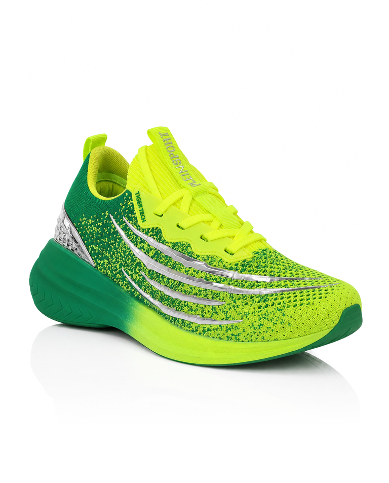 Zielone sneakersy Tiger Tech