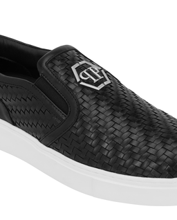 Czarne loafersy Hexagon - Image #6