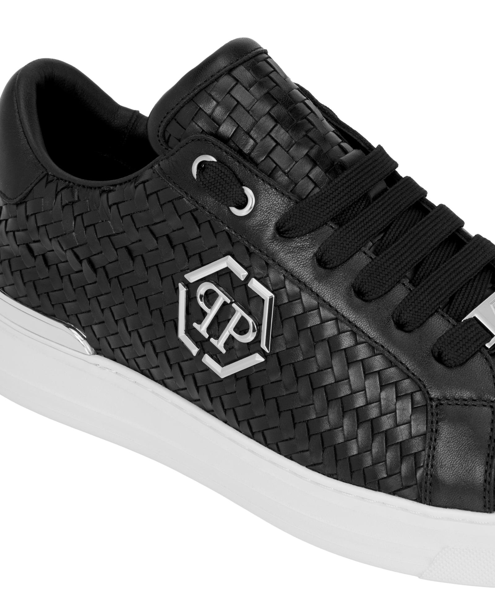 Czarne sneakersy Hexagon - Image #7