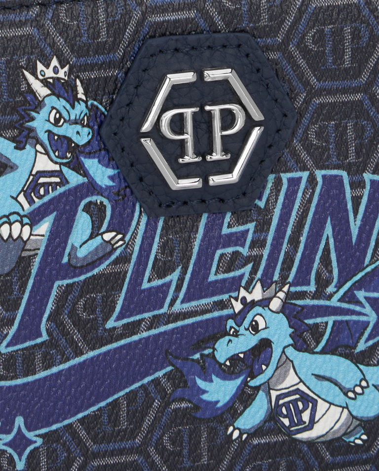 Granatowy portfel z monogramem Dragons - Image #3