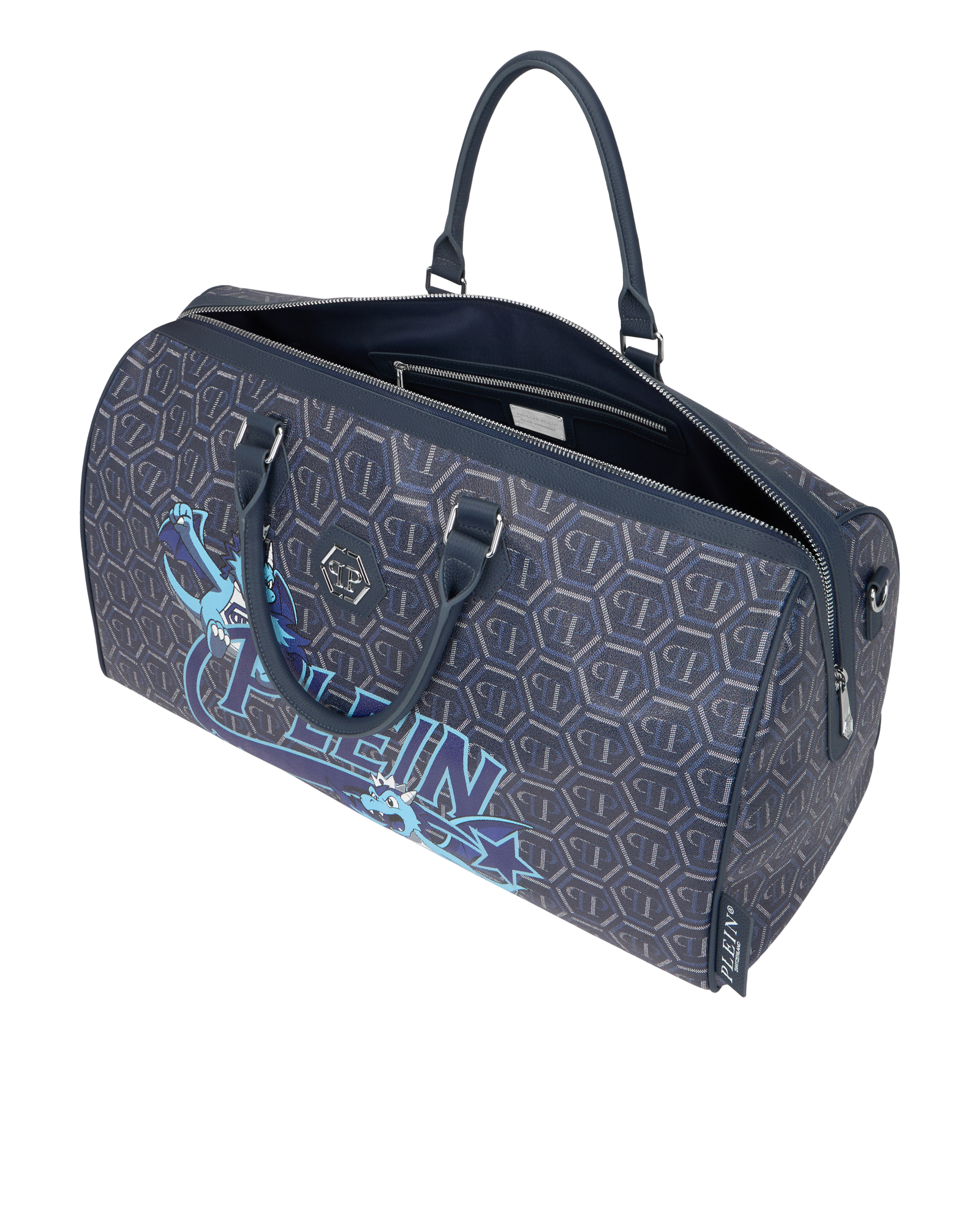 Granatowa torba podróżna z monogramem Space Dragons - Image #3