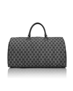 Czarna torba podróżna z monogramem - Image #2