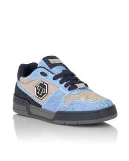 Niebieskie sneakersy z kryształkami P-Force 78 - Image #1