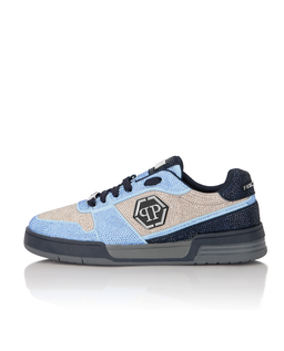 Niebieskie sneakersy z kryształkami P-Force 78 - Image #3