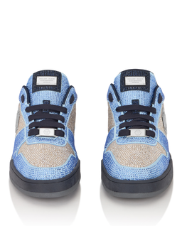 Niebieskie sneakersy z kryształkami P-Force 78 - Image #5