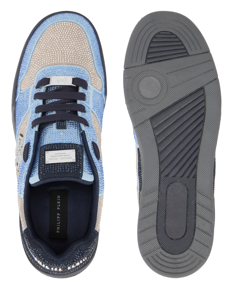 Niebieskie sneakersy z kryształkami P-Force 78 - Image #6