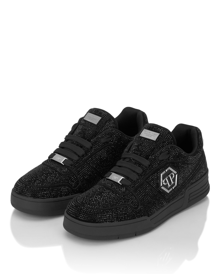 Czarne sneakersy z kryształkami P-Force 78 - Image #3