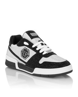 Biało-czarne sneakersy z kryształkami P-Force 78 - Image #1